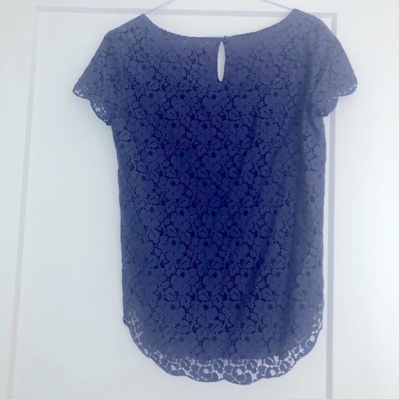 EUC Talula Betsey Blouse - Navy Blue - Picture 3 of 4